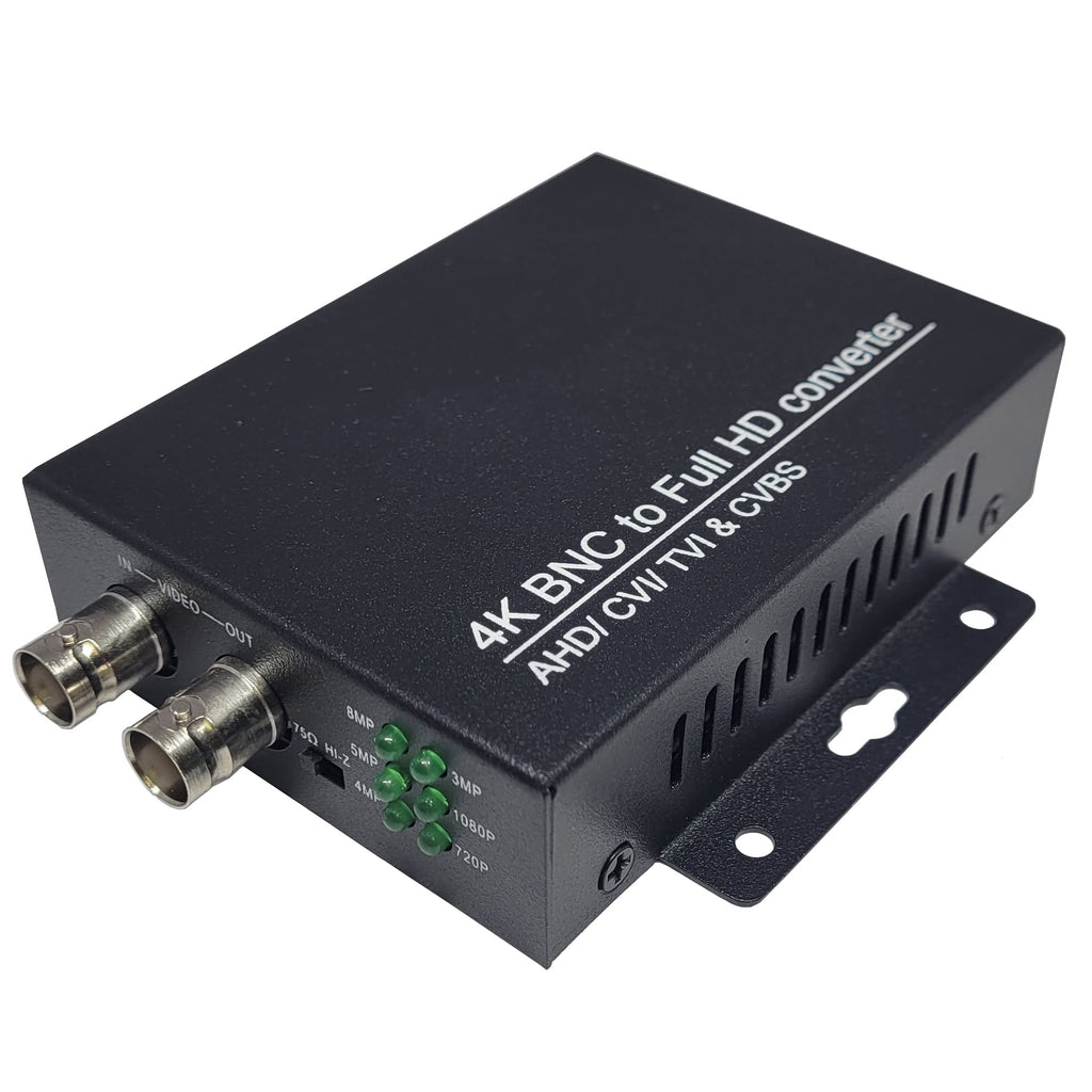 101AV 4K BNC to FHD HDMI Video Converter Adapter for Monitors & DVRs, converts HD-TVI/AHD/CVI and Composite Video Signal/CVBS from BNC Video Signal to HDMI