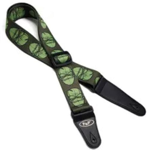[AUSTRALIA] - Art Attack Soft Cotton Cartoon Frankenstein Halloween Monster Mad Scientist Music Electric Acoustic Ukulele Bass Guitar Strap 