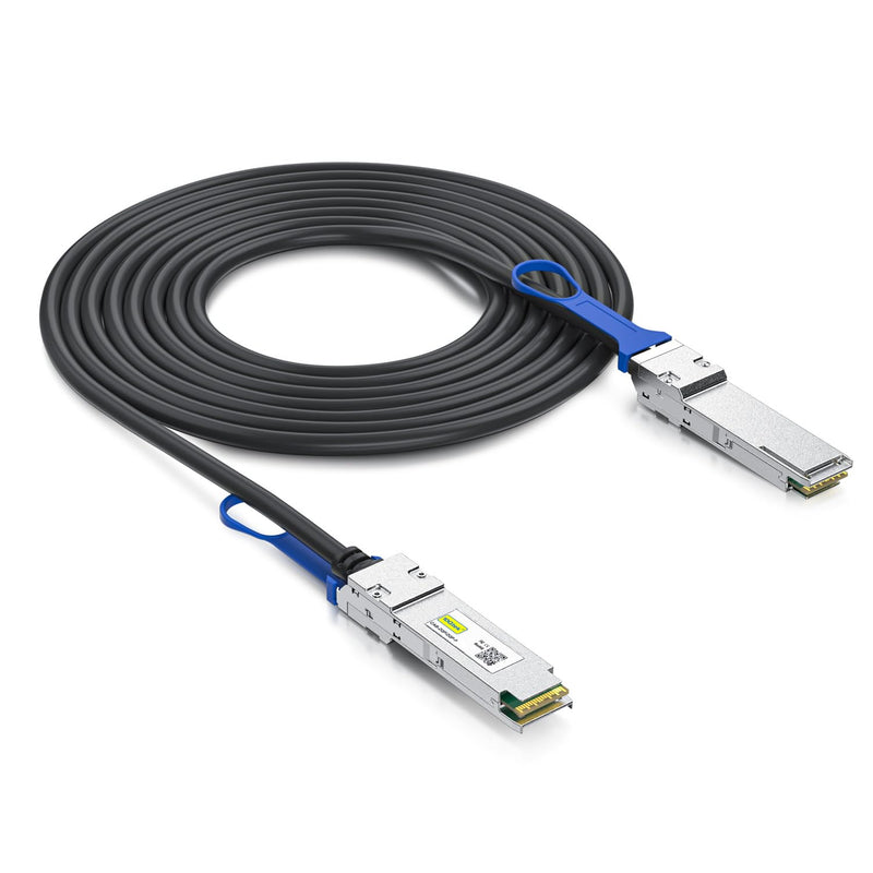 10Gtek 100Gb/s QSFP28 DAC Cable - 100GBASE-CR4 ETH 100GbE QSFP28 to QSFP28 Passive Direct Attach Copper Cable for Mellanox ETH MCP1600-C003E30L, 3-Meter 100G QSFP28 3m