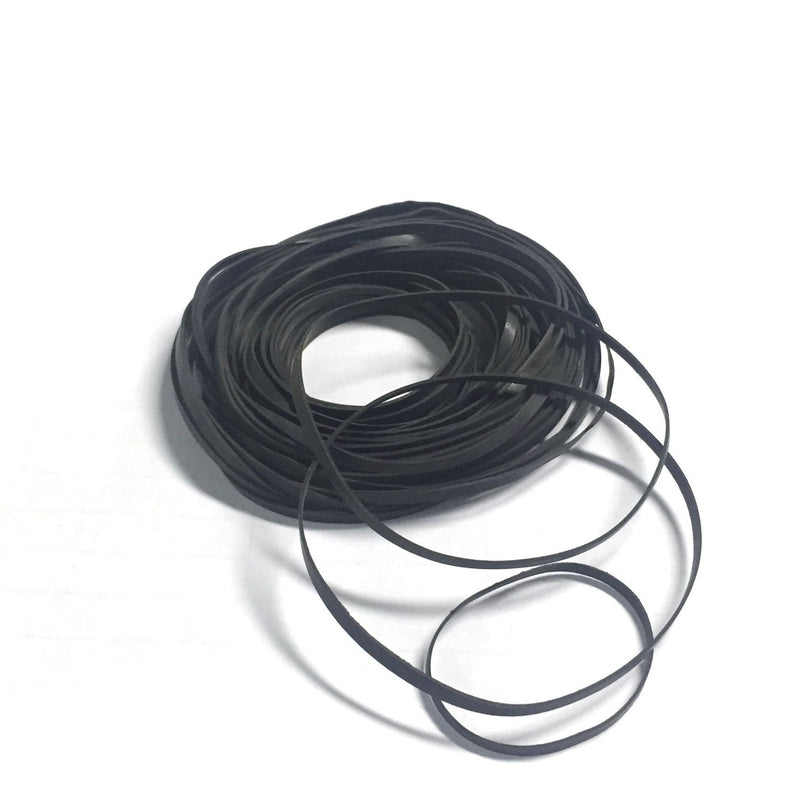 35+pcs (40-135mm) 2mm Width Mix Cassette Rubber Flat Belt Cassette Machine for DVD Drive, Xbox 360, Repair Rebuild Common Flat Belt Repair Rebuild