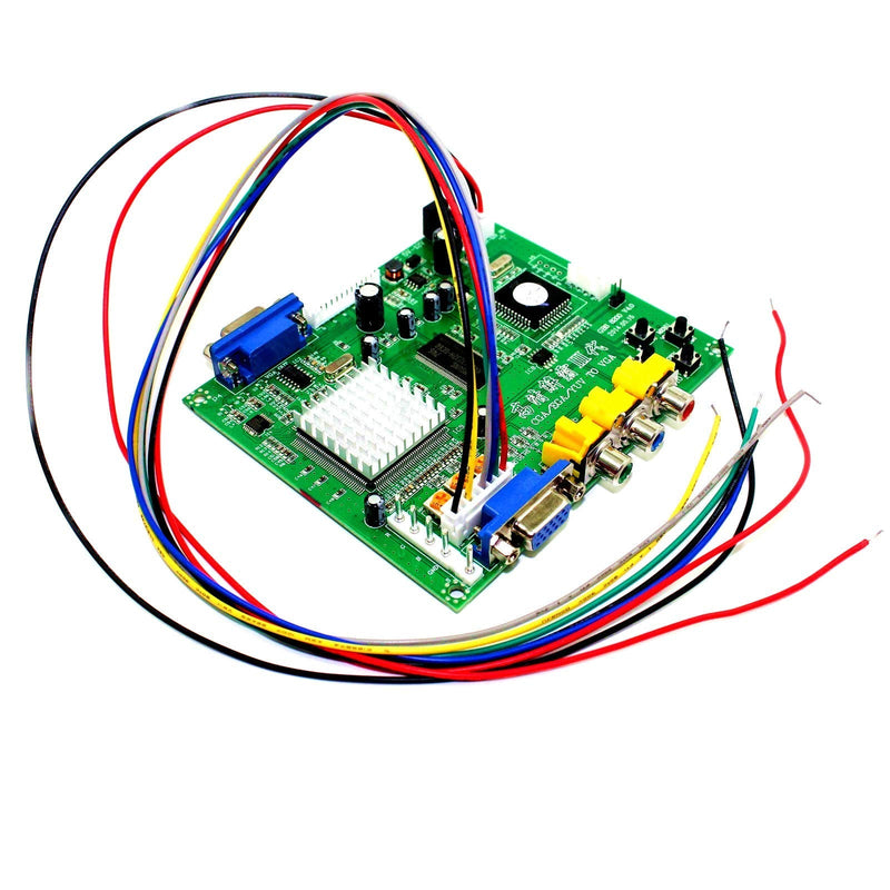 [AUSTRALIA] - Paddsun Video Converter Arcade Game RGB CGA EGA YUV to VGA HD Video Converter Board 1 VGA Single Output Jamma Game Monitor to CRT LCD PDP GBS-8200 Projector US New 
