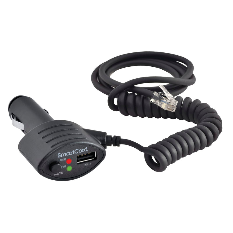 [AUSTRALIA] - Escort Radar Detector SmartCord Coiled Wire with USB for MAX 360, MAX 360c, IX, IXc, 9500 IX, MAX II, MAX 3, MAX 4, MAX 360c MKII, MAX 360 MKII, MAXcam 360c, Redline 360c, and Additional Models Coiled Wire with USB - Red Light 