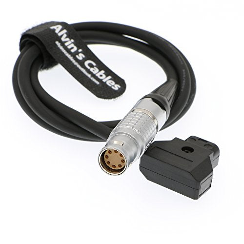 Alvin's Cables 8 Pin Female to D Tap Power Cable for Arri Alexa Mini Amira Camera 39.7in/1m Straight 8 pin