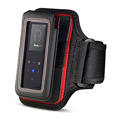 Black Neoprene Microfiber Workout Sports Armband Case Gym Carrying Pouch for iPod Nano 1st Gen - iPod Nano 2nd Gen - iPod Nano 5th Gen- iPod Nano 4th Gen