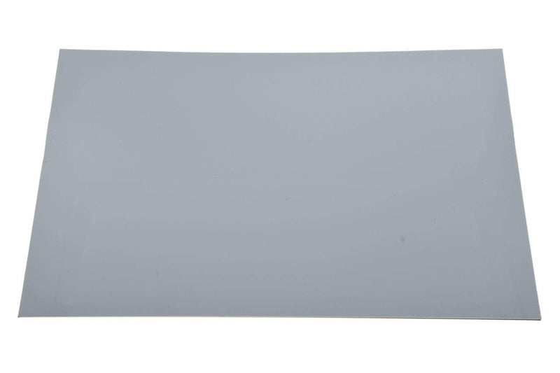 KAISH Blank Guitar Bass Pickguard Material Scratch Plate Material Sheet 290x431mm White 3 Ply (WBW)