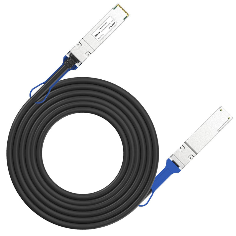 ipolex 100Gb/s QSFP28 MCP1600-C002 SFP Direct Attach Copper Cable for Mel, Twinax Cable, 2-Meter (6.5ft), 30AWG 2 Meters