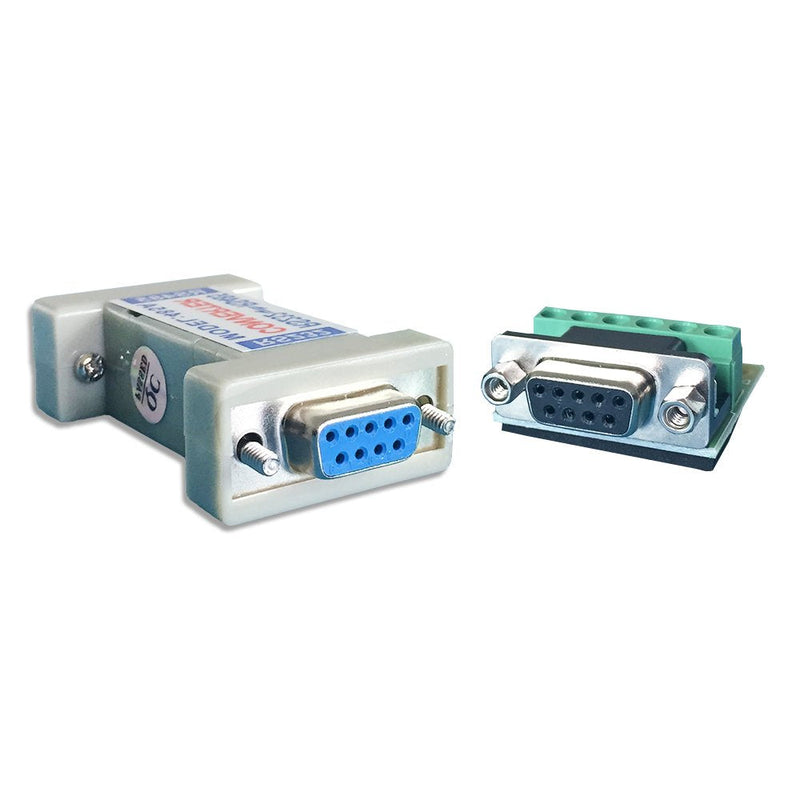 RS232 to RS485,LFHUKEJI RS-232 Female to RS-485/RS-422 485/422 Female Adapter Converter(Passive)