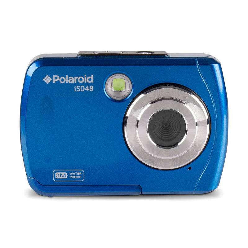 Polaroid IS048 Waterproof Instant Sharing 16 MP Digital Portable Handheld Action Camera Blue