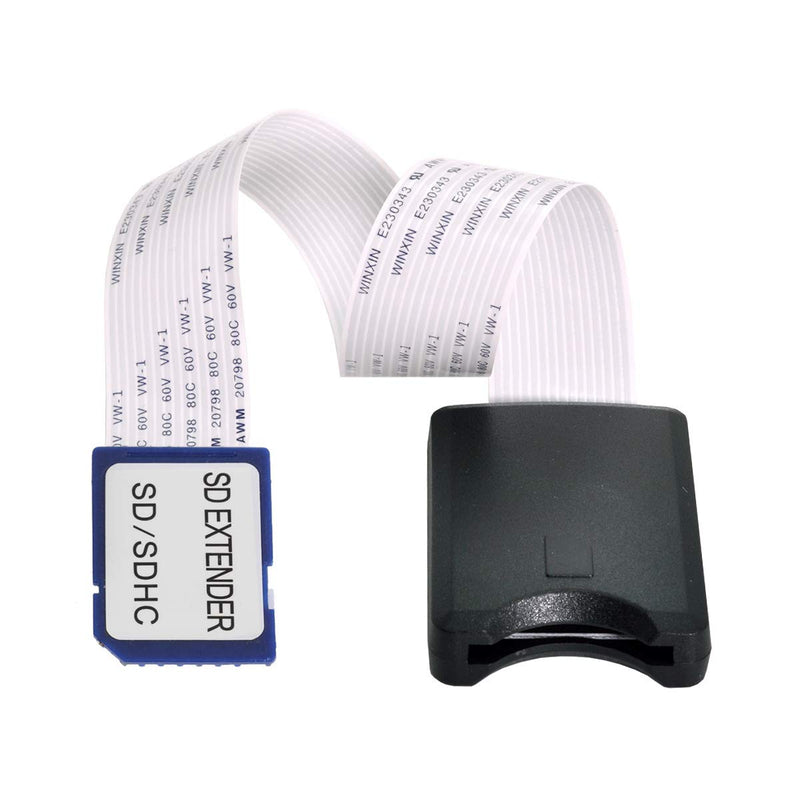 [AUSTRALIA] - chenyang SD to SD Card Extension Cable Adapter SD/SDHC/MMC/RS-MMC Male to Female Soft Flat FPC Extension Cable Adapter 