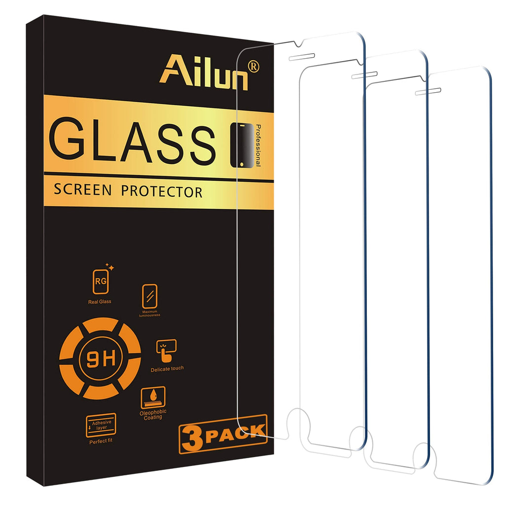 Ailun Screen Protector for iPhone 8 Plus,7 Plus,6s Plus,6 Plus, 5.5 Inch 3Pack Case Friendly Tempered Glass