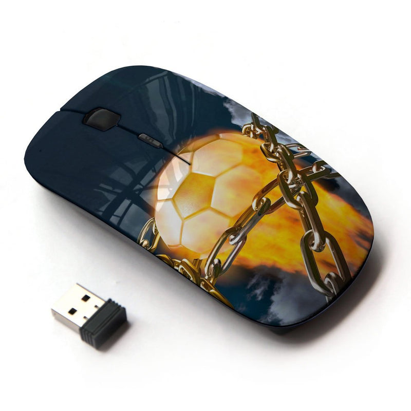 KOOLmouse [ Optical 2.4G Wireless Mouse ] [ Flaming Soccer Ball ]