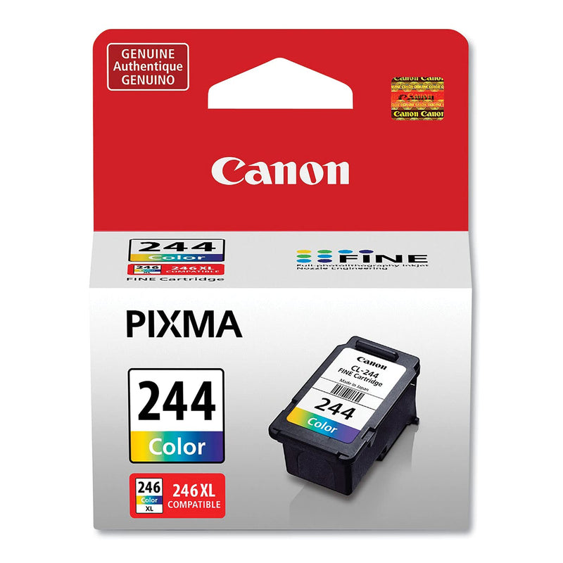Canon CL-244 color cartridge Compatible to iP2820, MX492, MX492, MG2420, MG2520, MG2920, MG2922, MG2924, MG2920, MG3020, MG2525, TS3120, TS302, TS202, TR4520 (1288C001) Color Ink Cartridge