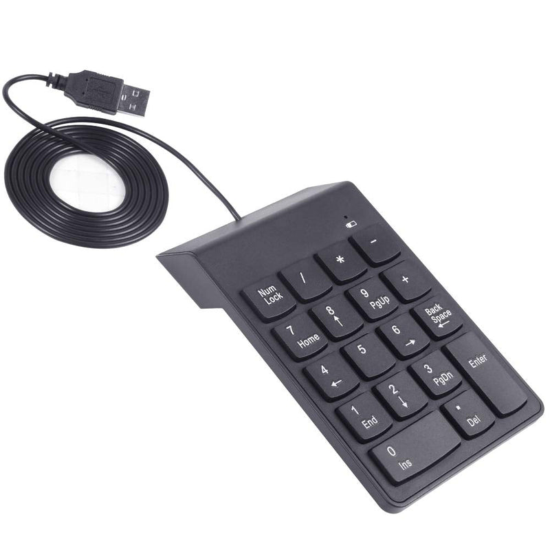 Numeric Keypad,USB Numeric Keypad,Kadaon USB 18 Key Number Numeric Keypad Keyboard for Laptop/Notebook PC Computer