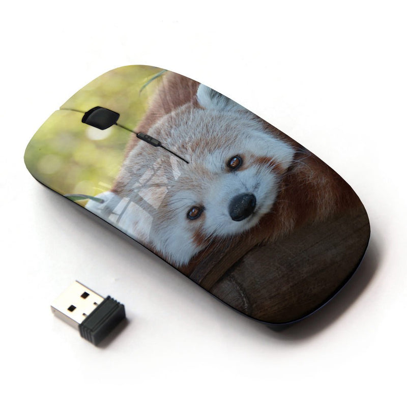 KOOLmouse [ Optical 2.4G Wireless Mouse ] [ Little Red Panda Bear Face Tree Tail Animal ]