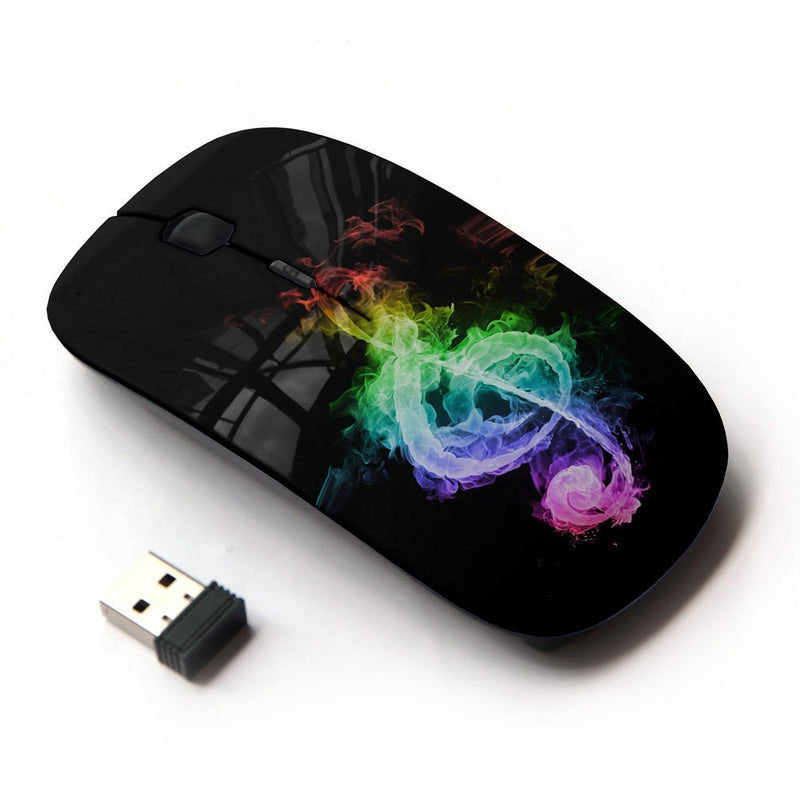 KawaiiMouse [ Optical 2.4G Wireless Mouse ] Music Colors Colors Note
