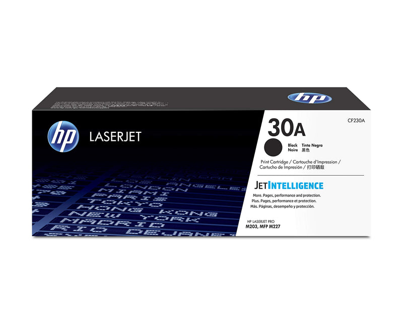 Original HP 30A Black Toner Cartridge | Works with HP LaserJet Pro M203 Series, HP LaserJet Pro MFP M227 Series | CF230A