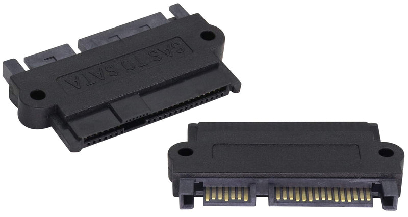 zdyCGTime SAS 22 Pin to 7 Pin + 15 Pin SATA Hard Disk Drive Raid Adapter with 15 Pin Power Port.When Using SAS Hard disks on Ordinary SATA motherboards, The Hard Disk Must Have The SATA Logo.(1Pack)