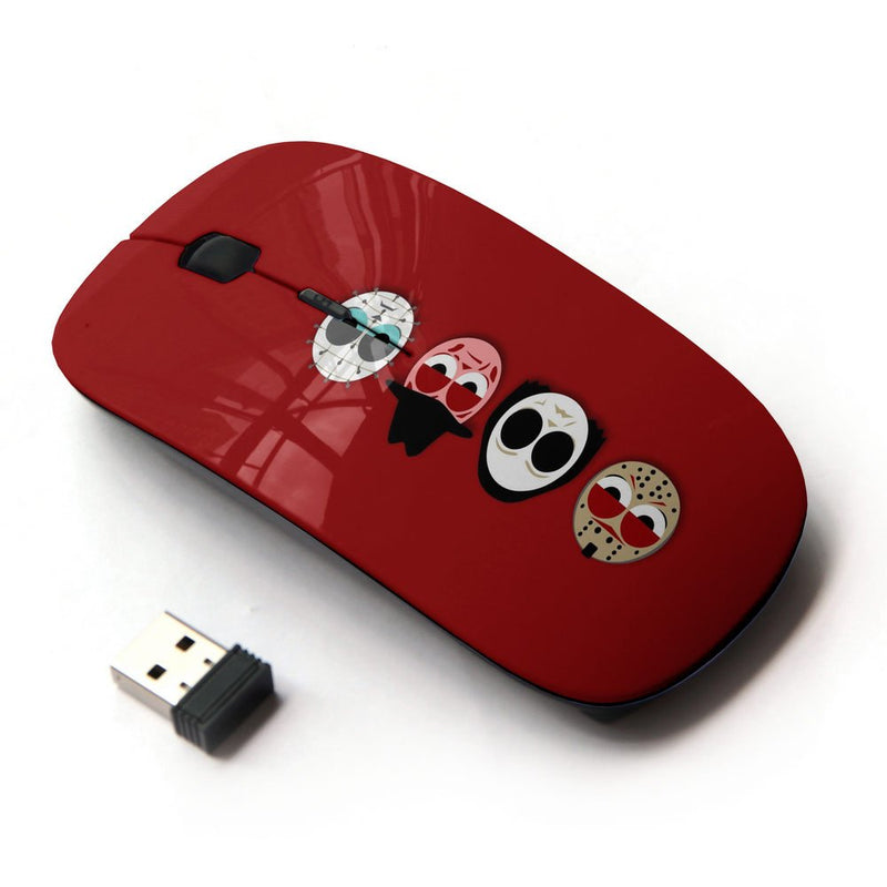 KawaiiMouse [ Optical 2.4G Wireless Mouse ] Funny Horror Movie Masks