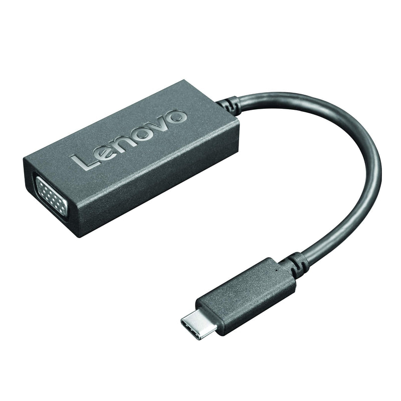 Lenovo USB-C to VGA Adapter, Black GX90M44578
