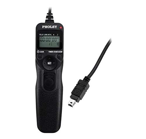 PHOLSY N10 Timer Remote Control Cable Intervalometer for Nikon N10 für Nikon