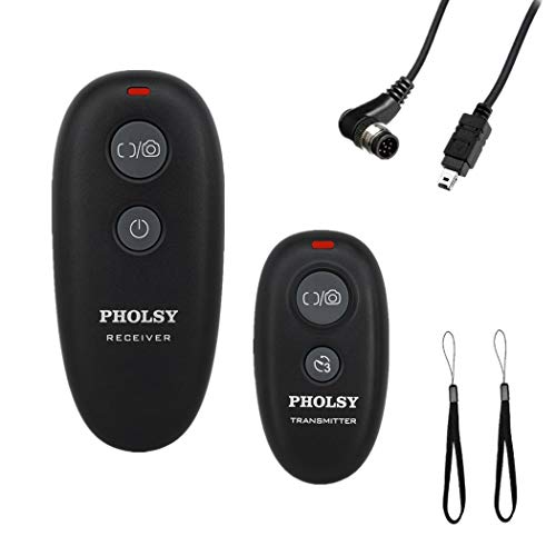 PHOLSY Wireless Shutter Release for Nikon Camera Remote Control