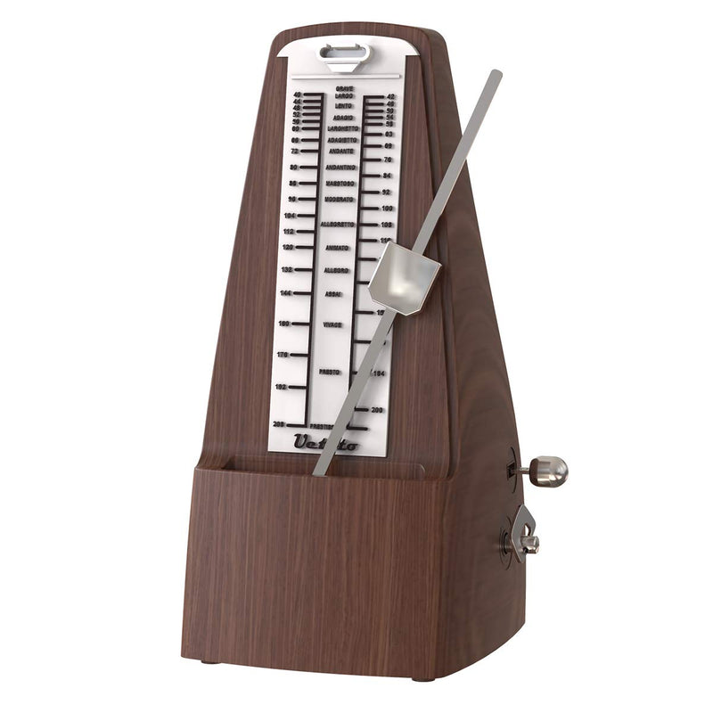 Mechanical Metronome Wood Grained Loud Sound/High Precision/No batteries Needed/for Piano/Guitar/Violin/Drum and Other Instruments (Tower design) wood grain