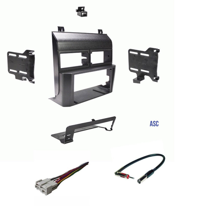 Car Stereo Dash Kit, Wire Harness, and Antenna Adapter for Installing a Double Din Radio for Some 1998-1994 Chevrolet GMC Pickup Truck SUV Suburban Blazer