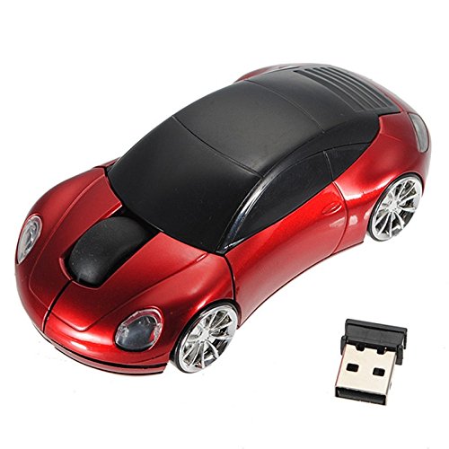 2.4G Wireless Mouse 3D Car Shape Wireless Optical Mouse USB Receiver for Laptop PC