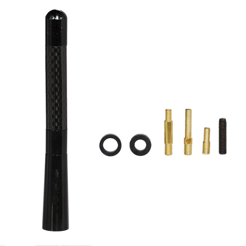 [AUSTRALIA] - SaferCCTV Car Antenna, 4.7-Inch Carbon Fiber Mazdaspeed Sports Short Antenna Compatible with Mazda 2 3 5 6 Cx-7 Cx-9 Rx-8 MX-5 Miata Most of Model 