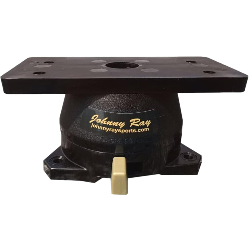 Johnny Ray JR-208 Fish Finder Mount and Depth Finder Mount | Heavy Duty Marine Electronics & Sonar Bracket for Boats, 360° Rotating Quick Release Swivel Base