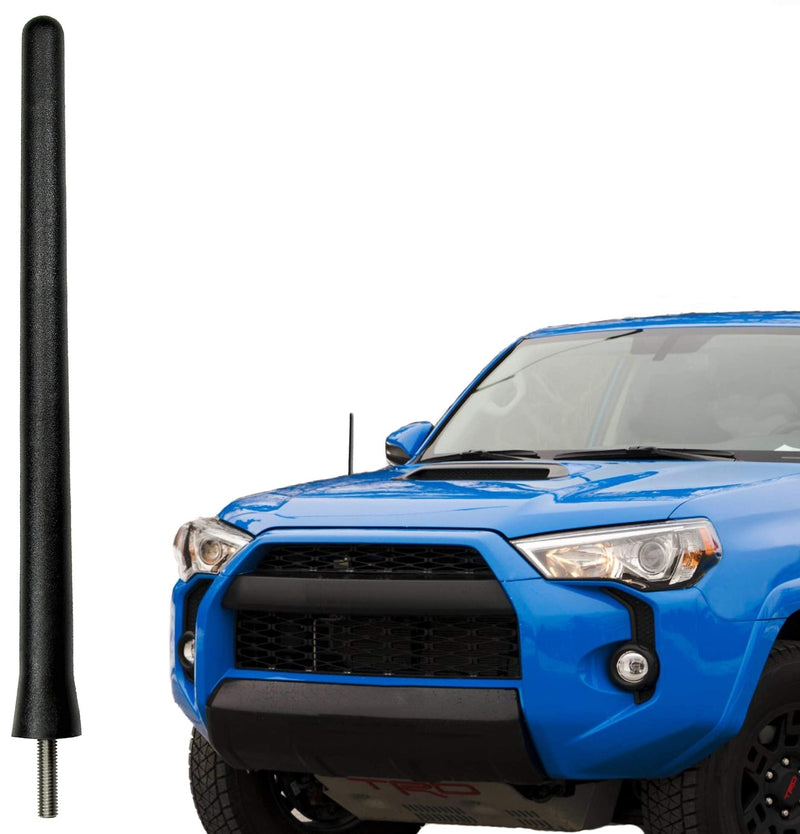 [AUSTRALIA] - AntennaMastsRus - Short Rubber Antenna fits Toyota 4 Runner (2010-2017) - USA Stainless Steel Threading - The Original 6 3/4 Inch Accessories - Car Wash Proof - Internal Copper Coil 