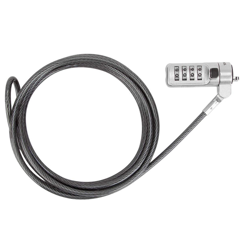 Targus DEFCON Trapezoid Serialized Combo Cable Lock for Laptop Computer and Desktop Security - 1 Pack (ASP66GLX-S)