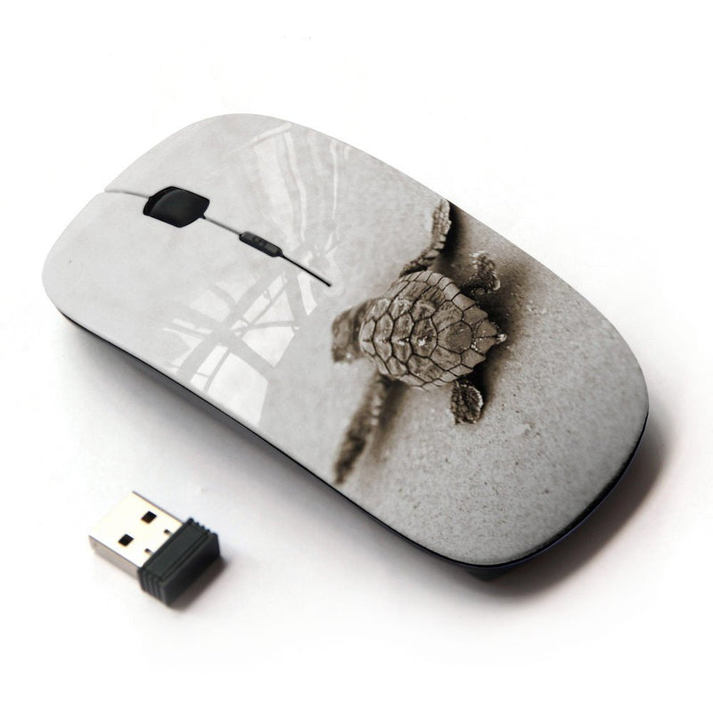 KOOLmouse [ Optical 2.4G Wireless Mouse ] [ Turtle Baby Tortoise Sand Nature Animal ]
