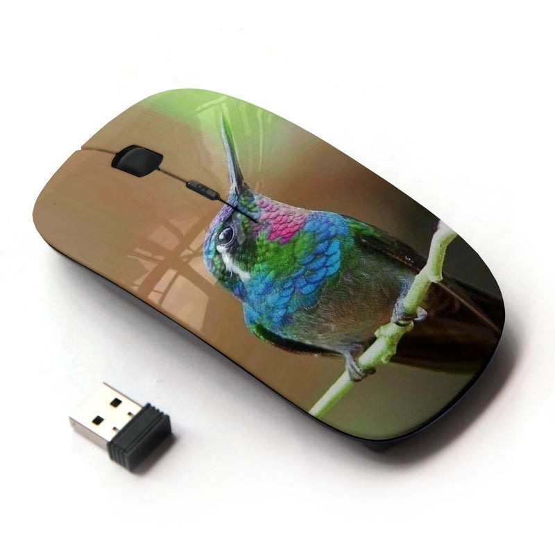 KawaiiMouse [ Optical 2.4G Wireless Mouse ] Hummingbird Tiny Cute Tropical Exotic