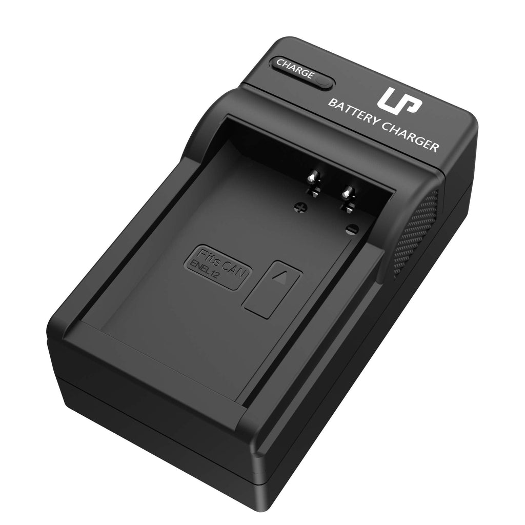 EN-EL12 Battery Charger, LP Charger Compatible with Nikon Coolpix A1000, B600, AW130, AW110, AW100, A900, W300, S1200pj, S9900, S9700, S9500, S9400, S9300, S9200, S8200, S6300, S6200, S6100, S800C 2 Batteries & Charger Pack