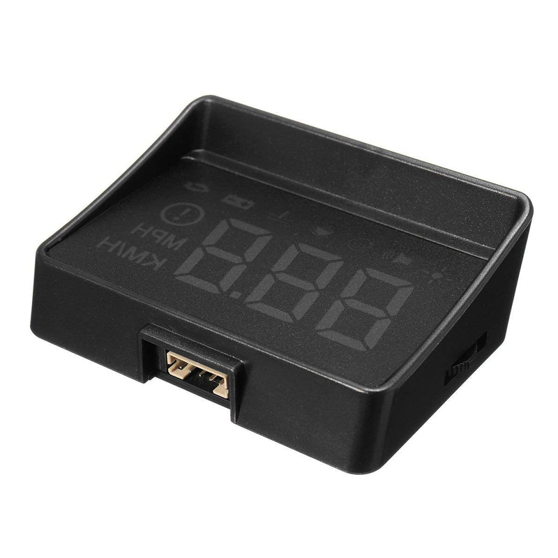 [AUSTRALIA] - 3.5" Car HUD Head Up Display with OBD2/EUOBD Interface Plug & Play Vehicle Speed KM/h MPH, OverSpeed Warning, Water Temperature, Battery Voltage, Mileage Measurement 