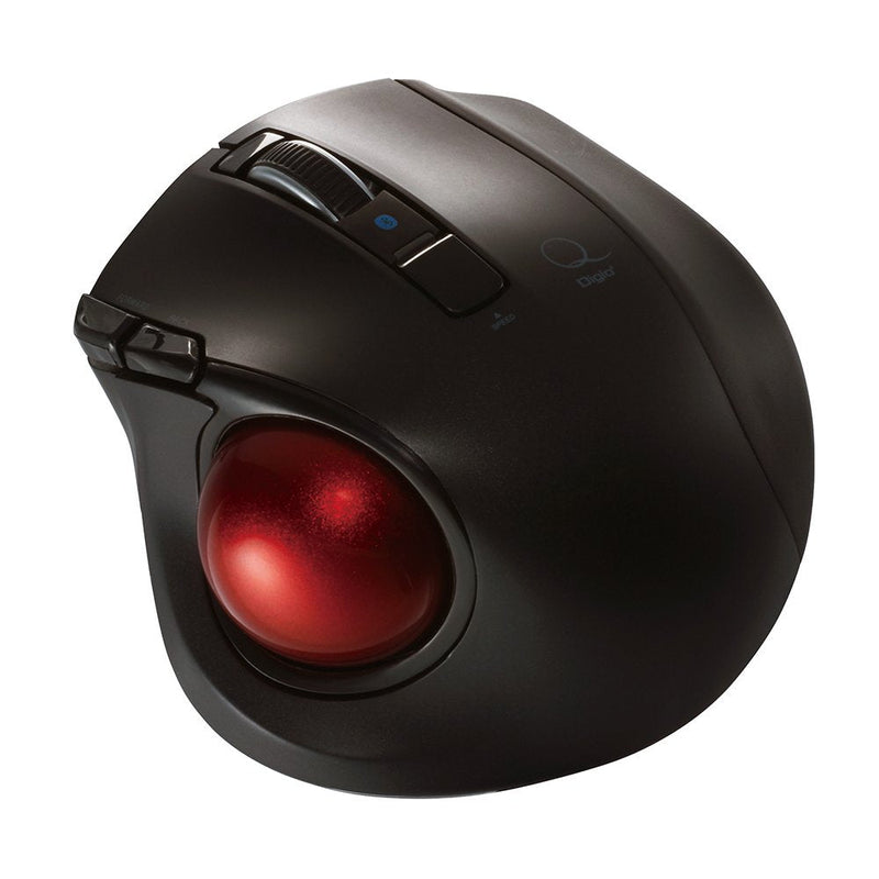 Nakabayashi Co,Ltd. Digio2 Bluetooth Wireless Trackball for Window PC and Mac and Android (Black) Black(Bluetooth)