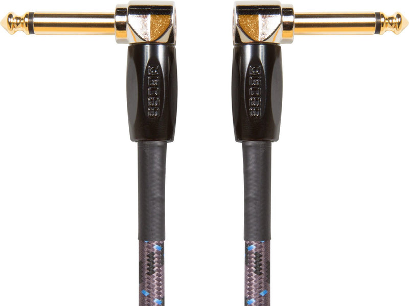 BOSS BIC-1AA Studio Grade Instrument Cable Angled/Angled Single 1ft