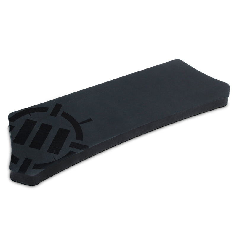 ENHANCE Tenkeyless Keyboard Wrist Rest - Firm TKL Gaming Wrist Pad for Compact Mechanical Keyboards with Ergonomic Support, Non-Slip Rubber Base, Anti-Fray Solid Design - Great for Gaming or Office Compact Size Keyboard