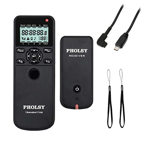 PHOLSY Wireless Timer for Sony Remote Control with Intervalometer HDR