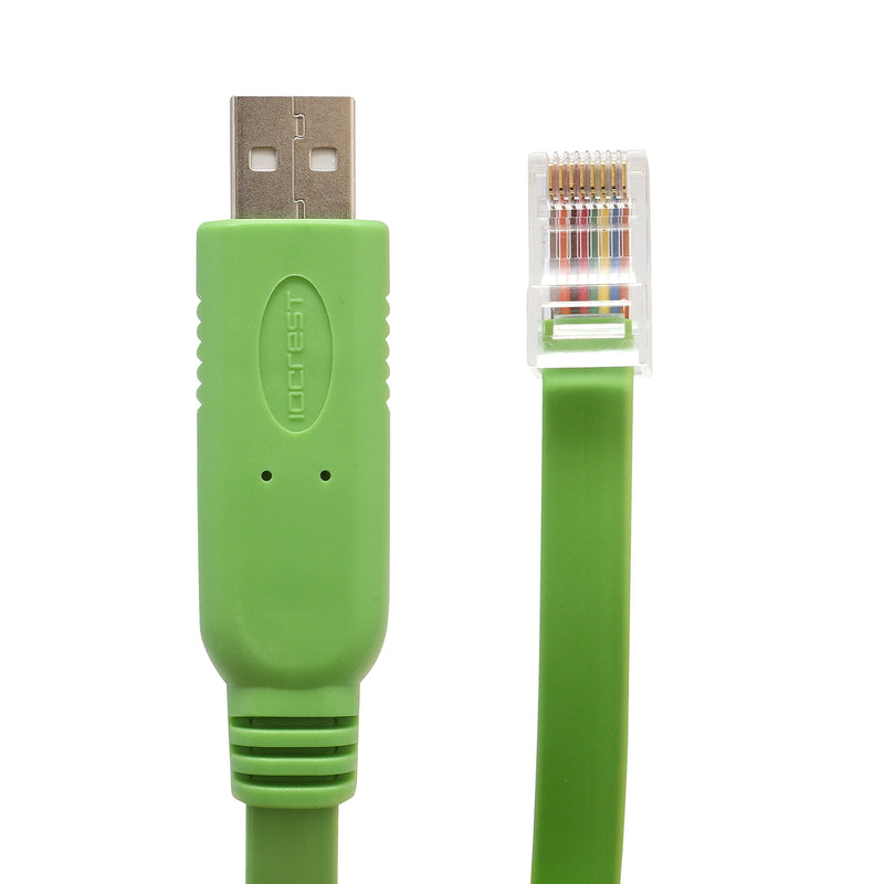 USB 2.0 to RJ45 RS232 Cisco Console Routers Switches Servers Cable FTDI 1.8M SI-ADA24048
