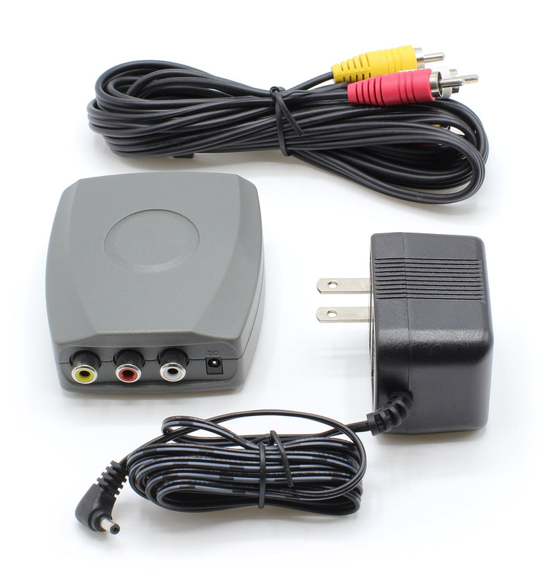 THE CIMPLE CO RF Modulator - RCA Composite to RF Coaxial - Converts Standard Definition Signals to Coax, Includes AV Cable