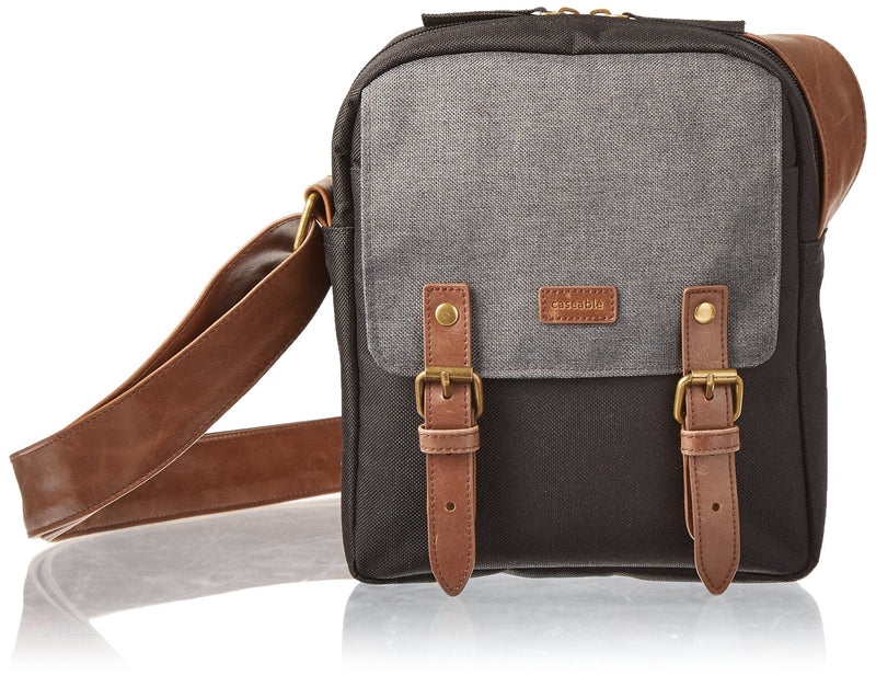 shoulder travel bag for Kindle in black / grey