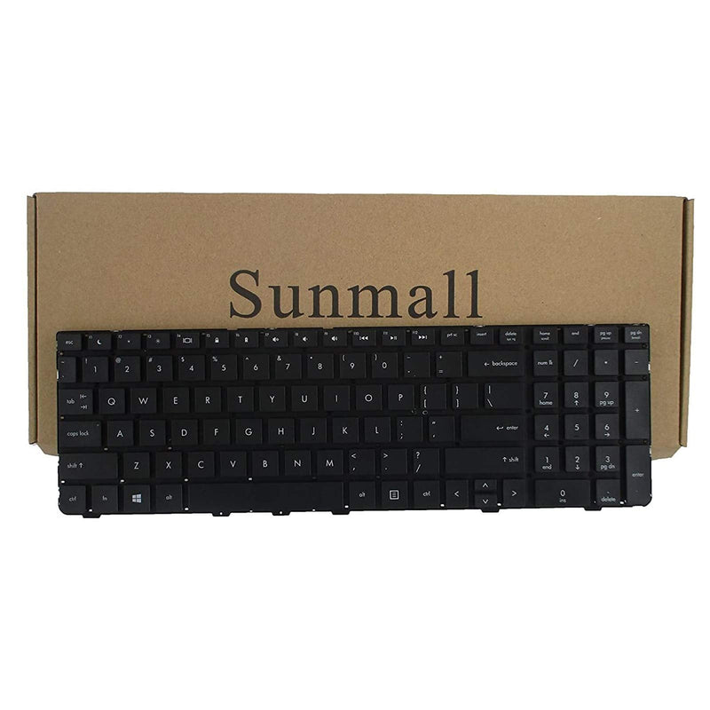 SUNMALL Keyboard Replacement Without Frame Compatible with HP ProBook 4530S 4535S 4730S 4735S Series Black US Layout
