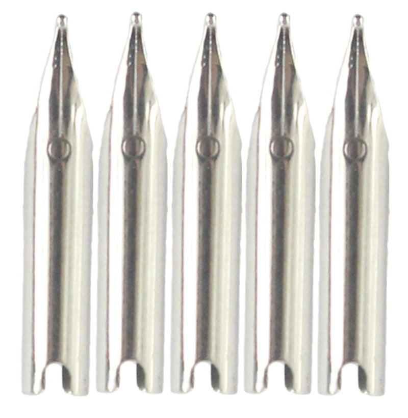 Gullor 5PCS Fountain Pen Nibs Fit Jinhao 606, Silver, Fine Nib 606 fine nib