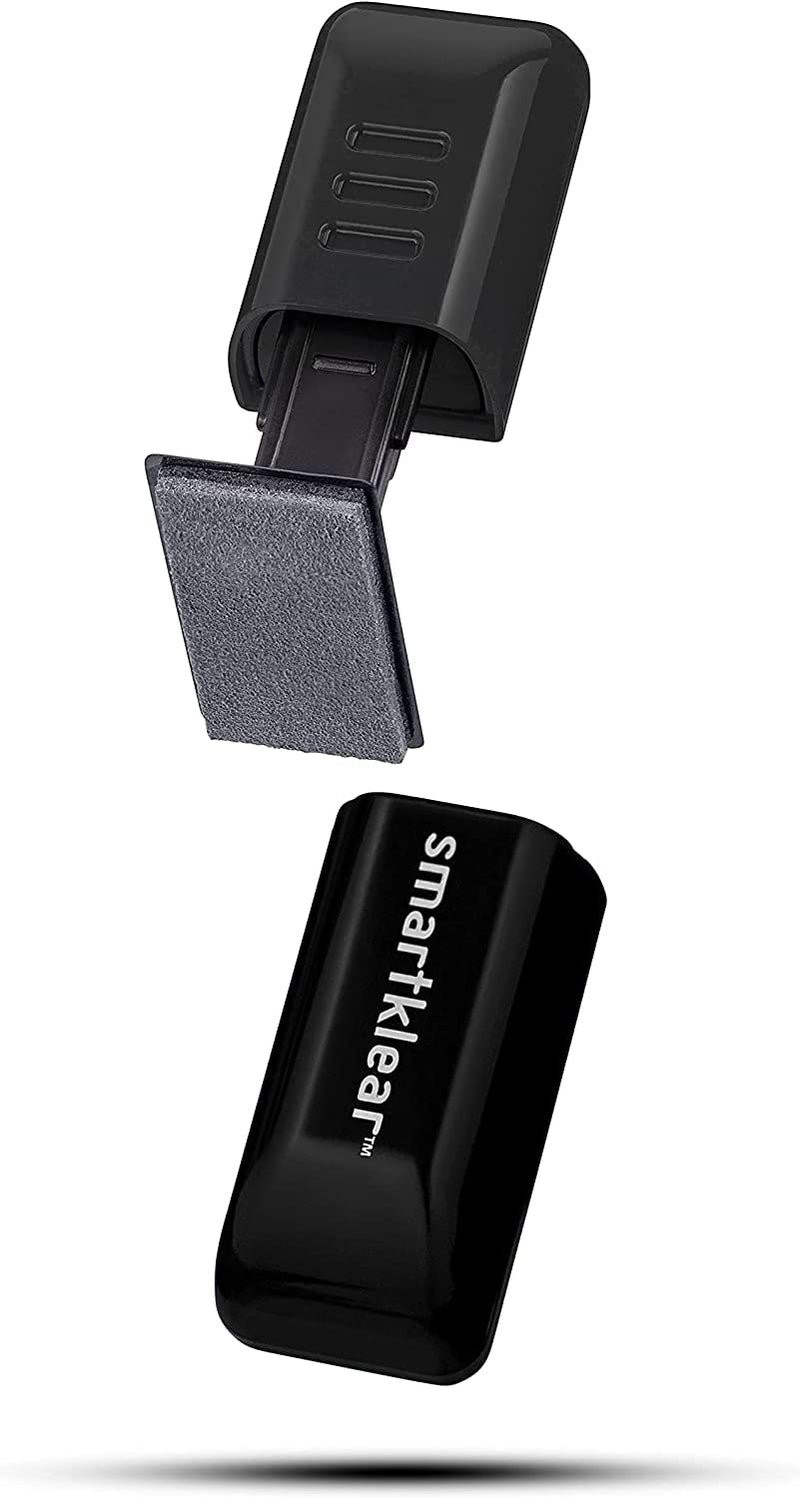 SmartKlear Smart Phone Screen Cleaner - Efficient and Durable Carbon Microfiber Technology (Injected Black)