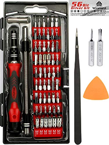 62 in 1 Precision Screwdriver Set Computer Repair Tool Kit with Extra Magnetic Specialty Steel Multi Bit