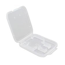eTECH Collection 15 Pack of Clear Plastic SD/SDHC/SDXC/MicroSD/MicroSDHC/MicroSDXC Memory Card Case Holder for SanDisk/Kingston/Transcend/Samsung Memory Card (Case Only, Memory Card Not Included) 15Pack