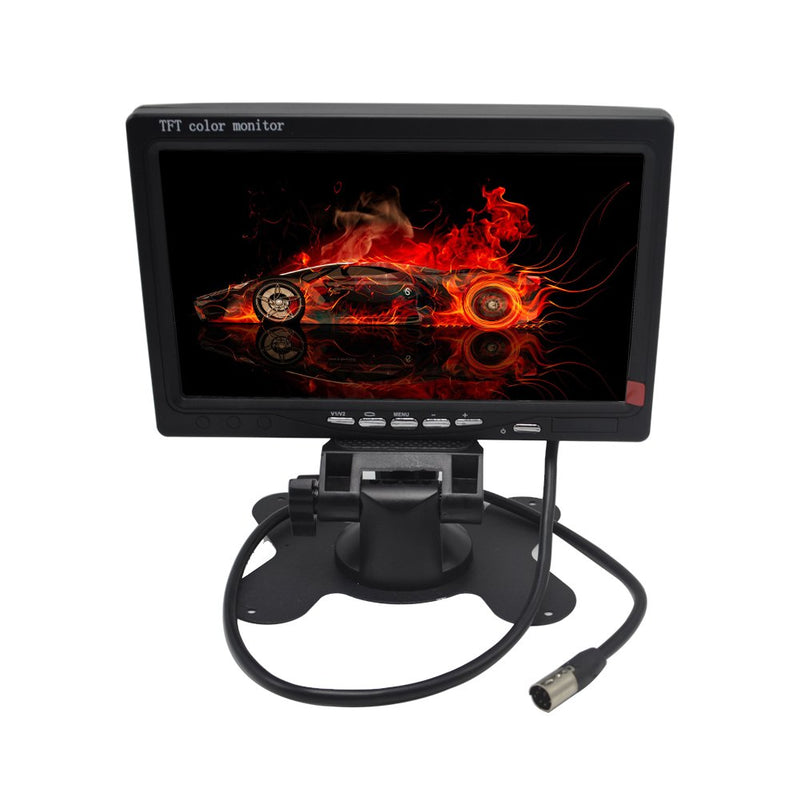 [AUSTRALIA] - Padarsey 7 Inches TFT Color LCD Car Rear View Camera Monitor Support Rotating The Screen and 2 AV Inputs (7 Inch LCD Monitor) 
