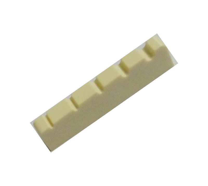 Generic 5 pcs Electric Bass Nuts for 5 String Bass Plastic 46 x 6 x 10.8-9.3 Ivory